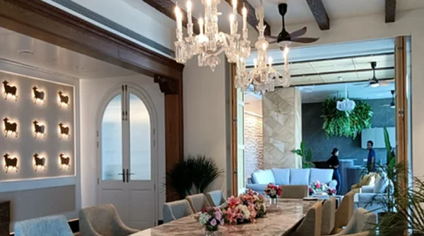 Mr. Rastogi’s Residence interior with installed air conditioning